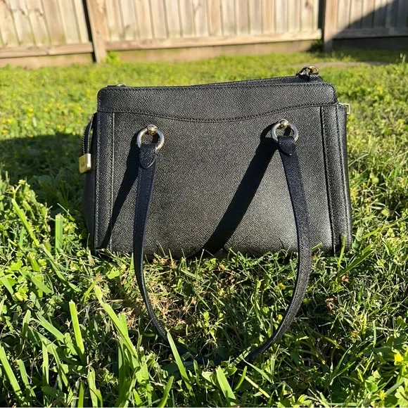 Coach Black Kailey Carryall Satchel Crossbody Bag - Picture 4 of 16